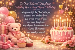 Daughter Birthday Wishes in Marathi